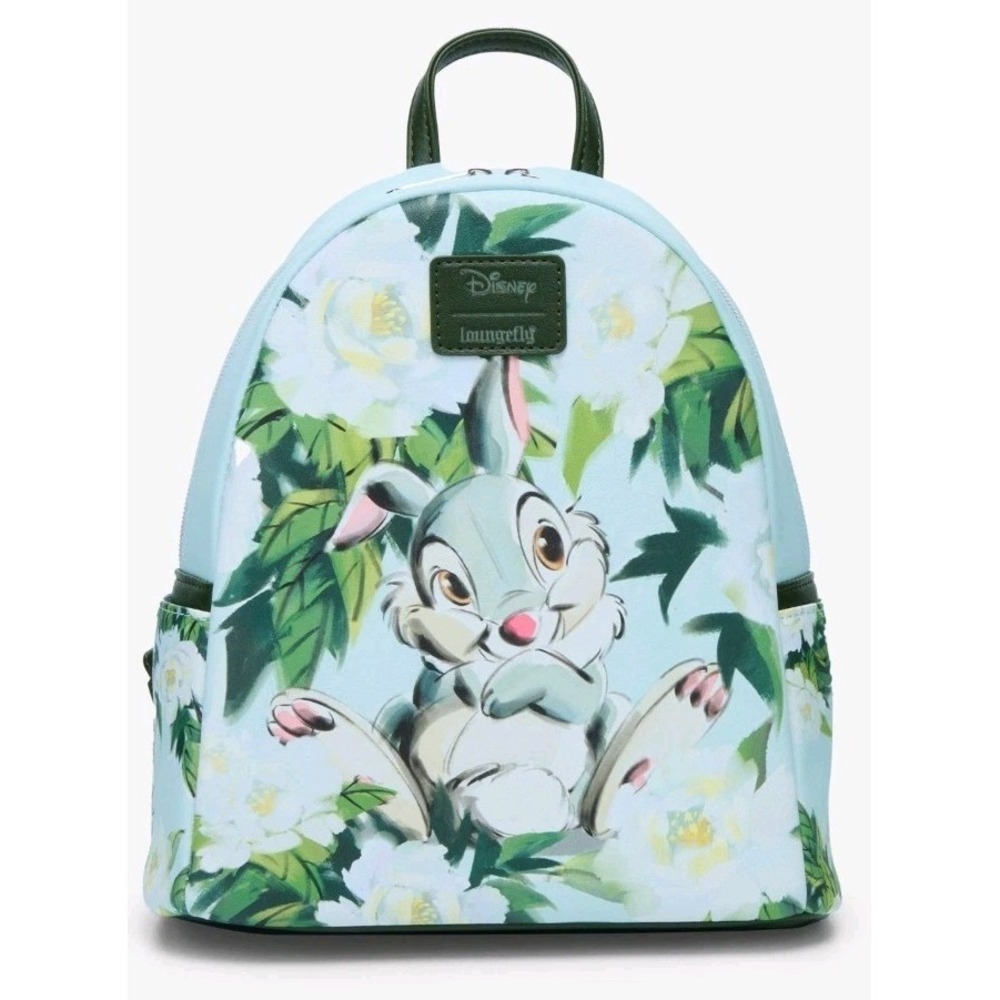 NEW Loungefly Disney Bambi Friend Thumper Bunny Floral Mini Backpack